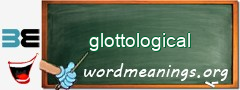 WordMeaning blackboard for glottological